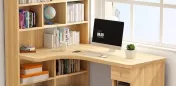 Bàn Làm Việc Kết Hợp Tủ Sách Tại Nhà – Giải Pháp Tối Ưu Không Gian